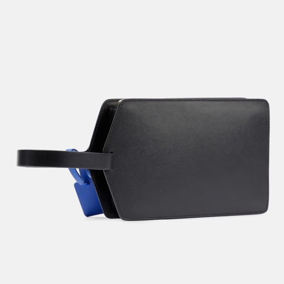 OFF-WHITE Zip Tie Medium leather clutch - Picture 4 of 4